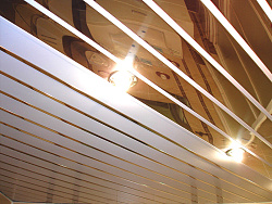 Реечные потолки Cesal соединение фото