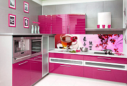 Интерьерная панель Чайная симфония на кухне фото