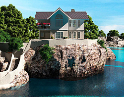 Битумная черепица Ондулин на кровле фото