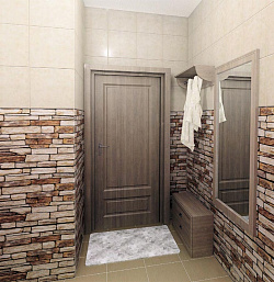 Панели ПВХ Кронапласт Скала светлая фото