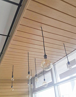 Timberblock Дуб золотистый подшив потолка фото