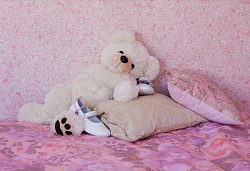 Розовые жидкие обои фото