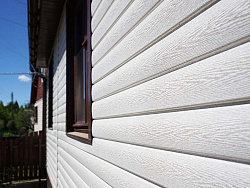 Виниловый сайдинг Timberblock ясень беленый фото