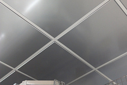 Подвесной потолок металлик фото