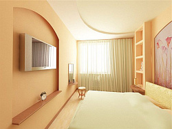 Дизайн помещения с помощью проекций из гипсокартона фото