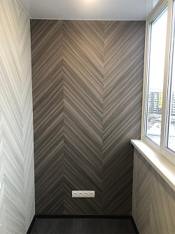 Панель ПВХ Шпон орех светлый и темный Панель ПВХ Шпон орех светлый и темный фото