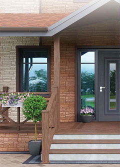 Фасадные панели Камень скалистый ЭКО Фасадные панели Камень скалистый ЭКО фото