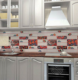 Панели ПВХ КронаПласт Ягодный фреш фото