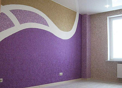 Шелковая штукатурка фиолетовая фото