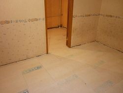 Сухая стяжка (элементы пола ГСП) фото