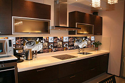 Интерьерная панель Кофе микс фартук фото