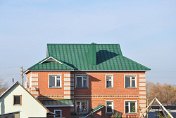 Металлочерепица Капелла зеленый мох фото