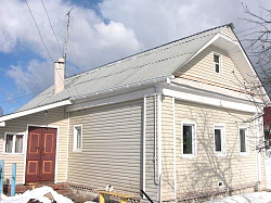 Сайдинг кремовый для фасада дома фото