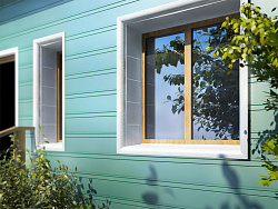 Наличник и откос белый отделка фото