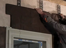 Монтаж отделочных элементов и прямоугольных фасадных панелей