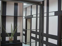 Панель МДФ Лес белый квадро фото