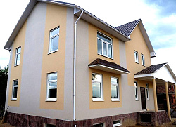 Мозаичная штукатурка MIXAN для фасада дома фото