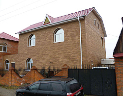 Фасадная панель камень бежевый фото