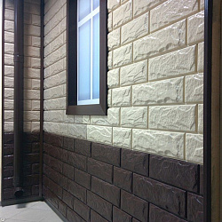 Фасадная панель Ю-Пласт Камень ванильный фото