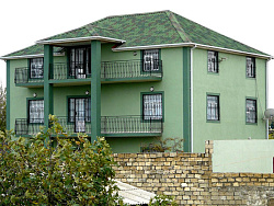 Ондувилла цвет зеленый вальмовая крыша фото