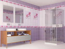 Панель ПВХ Орхидея ванная фото