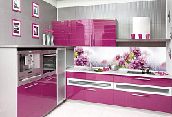 Интерьерная панель Георгины фото