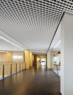 Потолки Грильято для торговых помещений фото