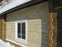 Фасадные панели Скалистый камень Тибет и Каньон Аризона фото