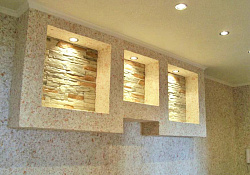 Жидкие обои в интерьере фото