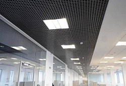 Потолки Грильято для офисных помещений фото