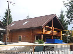 Ондувилла коньковая крыша дома фото