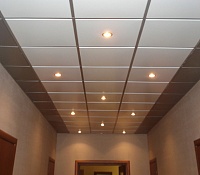 Подвесной потолок с алюминиевой плитой