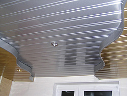 Реечные потолки Cesal 2 уровня фото