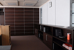 Панель МДФ Лес шоколадный фото