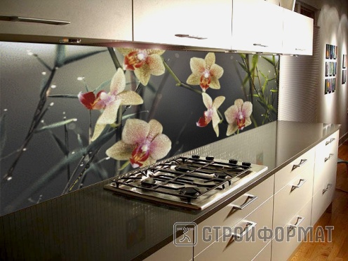 Интерьерная панель Орхидея фото