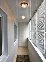 Панель ПВХ Рипс оливковый отделка балкона