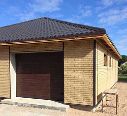 Фасадные панели Стоун-Хаус кирпич песочный фото