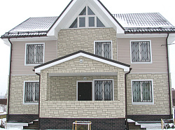 Альта-Профиль Камень белый отделка дома фото