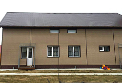 Сайдинг Timberblock Дуб натуральный фасад фото