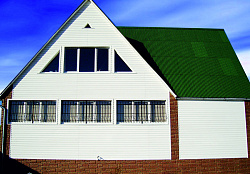 Альта-Сайдинг Белый фасад фото