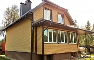 Фасадные панели ЮП Стоун Хаус Кирпич песочный