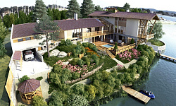 Ондувилла на крыше зданий фото