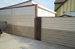 Забор из сайдинга Тимберблок фото