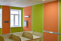 Панели Vekoroom оранжевые и зеленые фото