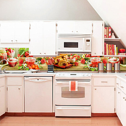 Интерьерная панель Клубника фартук фото