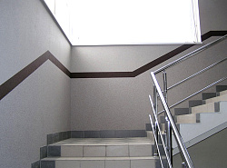 Мозаичная штукатурка Миксан лестница фото