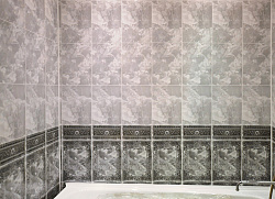 Панель ПВХ Барон черный фото