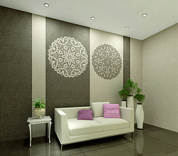 Панель ПВХ ПанДА Ажур в зале фото